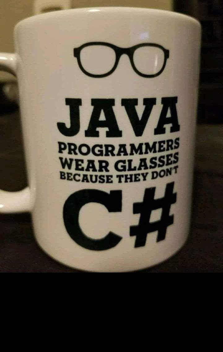 Java Programmers Wear Glasses