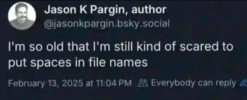 Spaces In File Names: The Eternal Developer Trauma