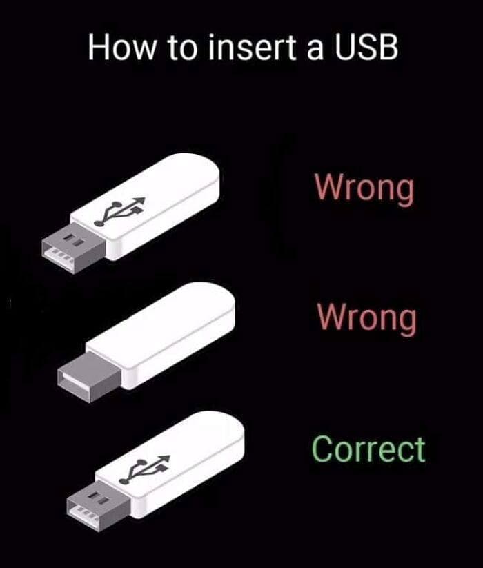 How To Insert USB Cable