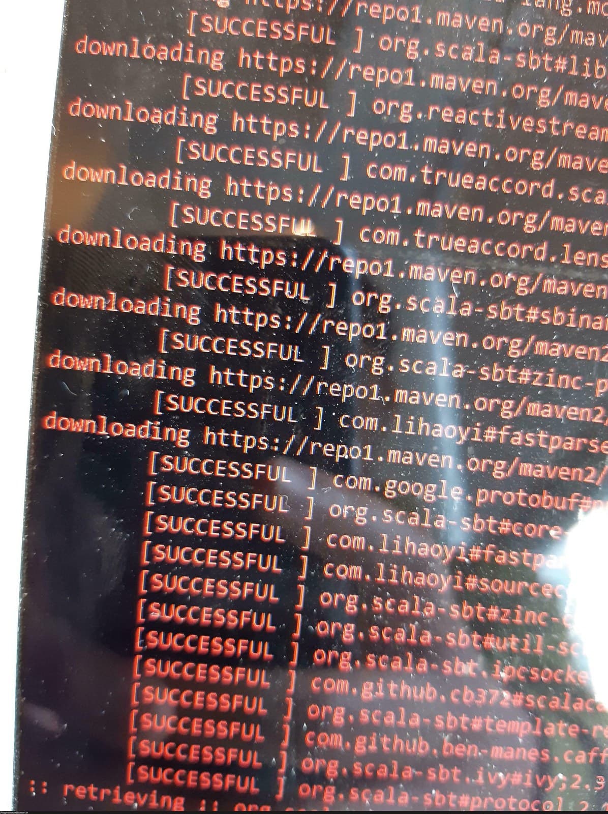 Wanna provoke programmers with success messages? Just put them in red.